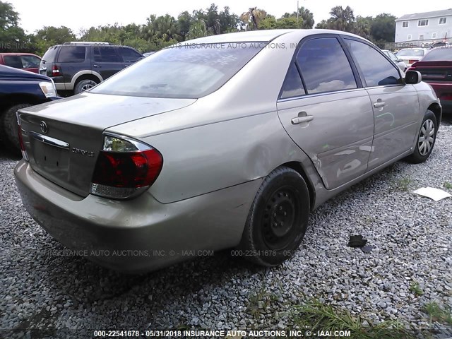 4T1BE32KX6U646900 - 2006 TOYOTA CAMRY LE/XLE/SE GOLD photo 4