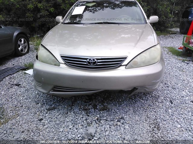 4T1BE32KX6U646900 - 2006 TOYOTA CAMRY LE/XLE/SE GOLD photo 6