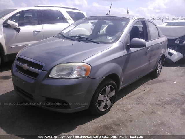 KL1TD5DE5BB174830 - 2011 CHEVROLET AVEO LS/LT 灰色 照片 2