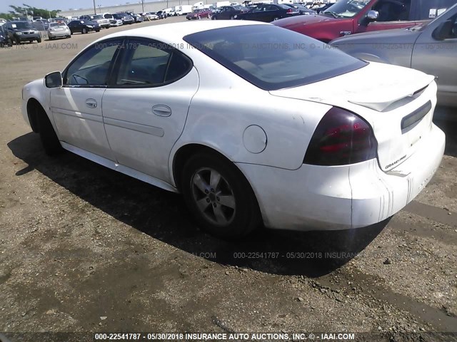 2G2WP552X61108687 - 2006 PONTIAC GRAND PRIX WHITE photo 3