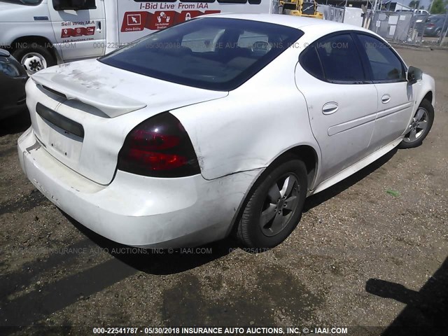 2G2WP552X61108687 - 2006 PONTIAC GRAND PRIX WHITE photo 4