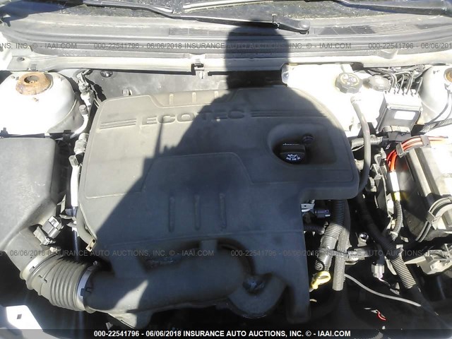 1G1ZC5EU5CF340262 - 2012 CHEVROLET MALIBU 1LT 银色 照片 10