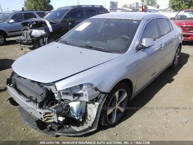 1G1ZC5EU5CF340262 - 2012 CHEVROLET MALIBU 1LT 银色 照片 2