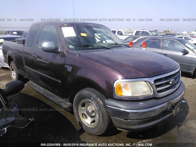 1FTRX17W91NA46319 - 2001 FORD F150 PURPLE photo 1