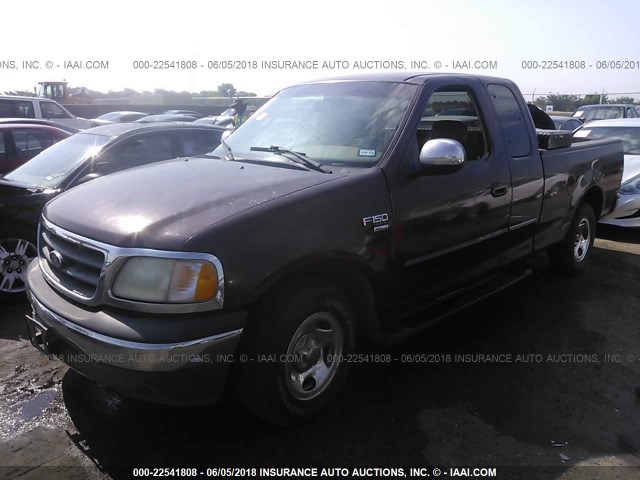 1FTRX17W91NA46319 - 2001 FORD F150 PURPLE photo 2