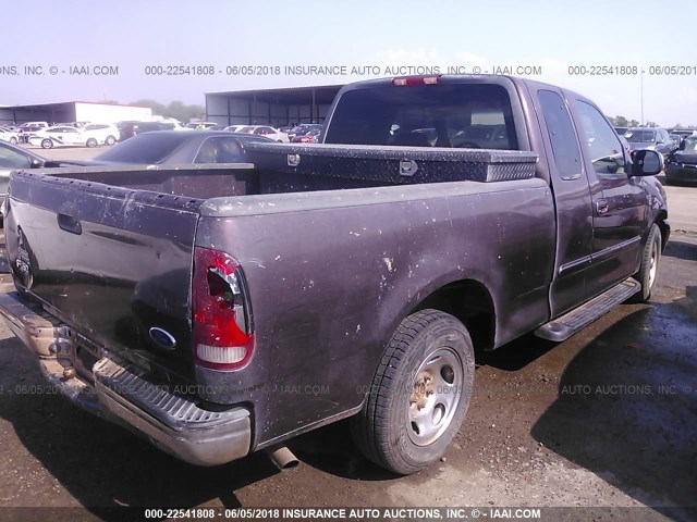 1FTRX17W91NA46319 - 2001 FORD F150 PURPLE photo 4