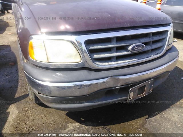 1FTRX17W91NA46319 - 2001 FORD F150 PURPLE photo 6