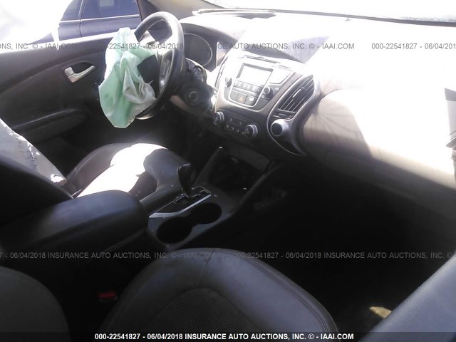 KM8JU3AC5BU205968 - 2011 HYUNDAI TUCSON GLS/LIMITED 浅蓝色 照片 5