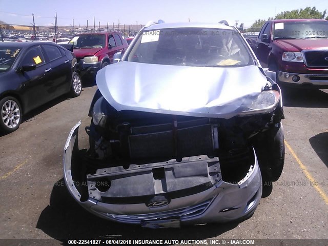 KM8JU3AC5BU205968 - 2011 HYUNDAI TUCSON GLS/LIMITED 浅蓝色 照片 6