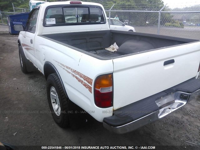 4TAUN61C6SZ040401 - 1995 TOYOTA TACOMA WHITE photo 3