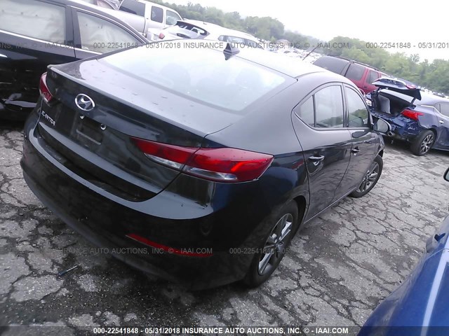 5NPD84LF0JH264244 - 2018 HYUNDAI ELANTRA SEL/VALUE/LIMITED BLACK photo 4