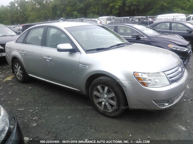 1FAHP24W78G163326 - 2008 FORD TAURUS SEL SILVER photo 1