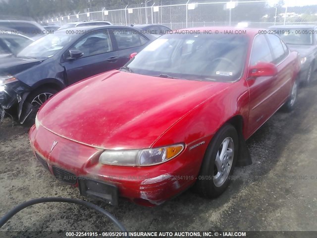 1G2WJ52K6XF252639 - 1999 PONTIAC GRAND PRIX SE 红色 照片 2