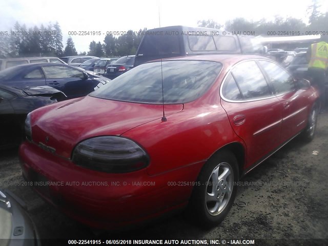 1G2WJ52K6XF252639 - 1999 PONTIAC GRAND PRIX SE RED photo 4