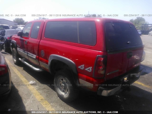 1GCHK29264E367149 - 2004 CHEVROLET SILVERADO K2500 HEAVY DUTY RED photo 3