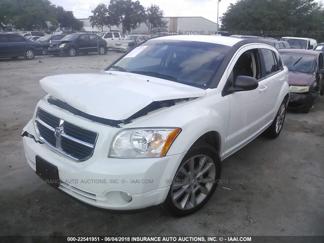 1B3CB5HA2BD157091 - 2011 DODGE CALIBER HEAT WHITE photo 2