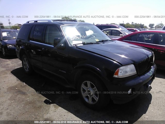 5LMEU88H75ZJ32493 - 2005 LINCOLN AVIATOR 黑色 照片 1