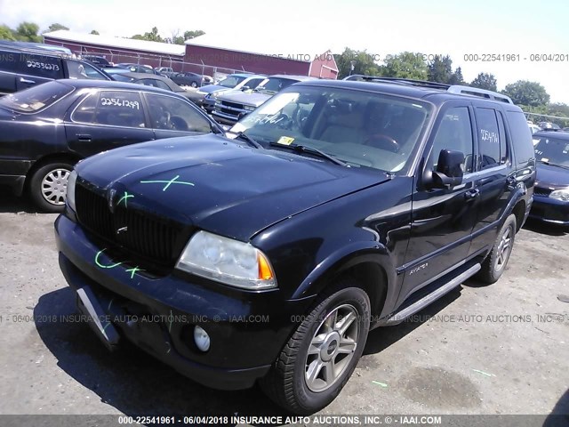 5LMEU88H75ZJ32493 - 2005 LINCOLN AVIATOR 黑色 照片 2