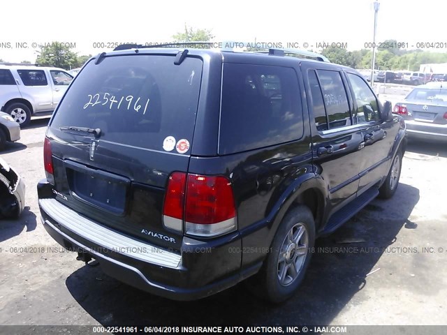 5LMEU88H75ZJ32493 - 2005 LINCOLN AVIATOR 黑色 照片 4