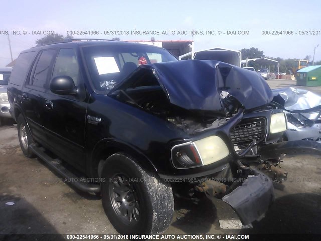 1FMRU15W21LA52000 - 2001 FORD EXPEDITION XLT BLACK photo 1