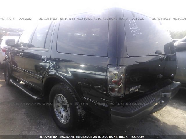 1FMRU15W21LA52000 - 2001 FORD EXPEDITION XLT შავი ფოტო 3