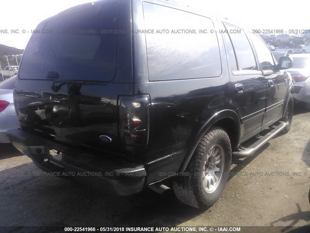 1FMRU15W21LA52000 - 2001 FORD EXPEDITION XLT შავი ფოტო 4
