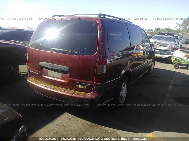 1GNDX03EX3D112569 - 2003 CHEVROLET VENTURE MAROON photo 4