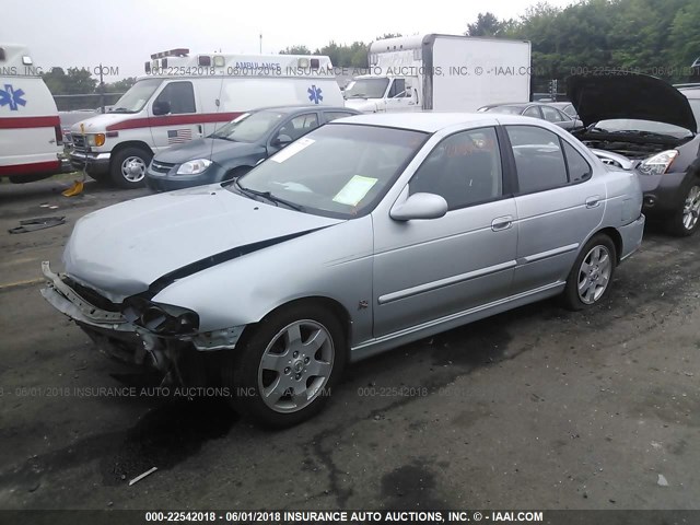 3N1AB51D34L736892 - 2004 NISSAN SENTRA SE-R SPEC V SILVER photo 2