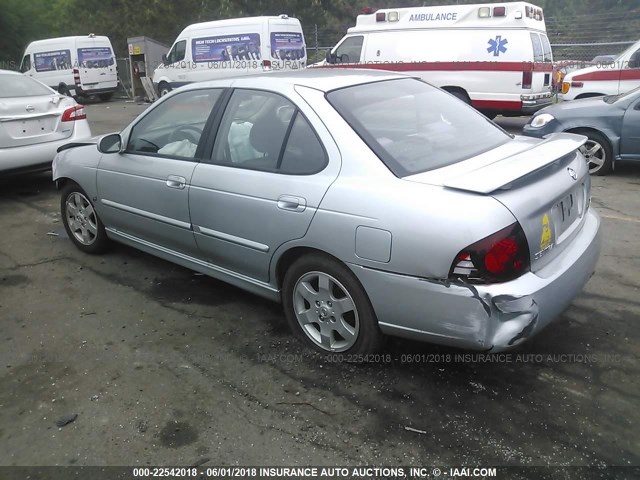 3N1AB51D34L736892 - 2004 NISSAN SENTRA SE-R SPEC V SILVER photo 3