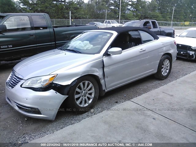 1C3BCBEB1CN162849 - 2012 CHRYSLER 200 TOURING SILVER photo 2