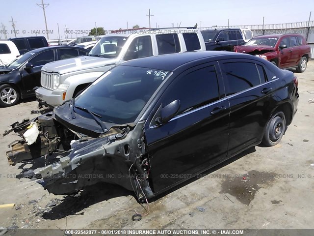 1C3BC1FB4BN521750 - 2011 CHRYSLER 200 TOURING BLACK photo 2