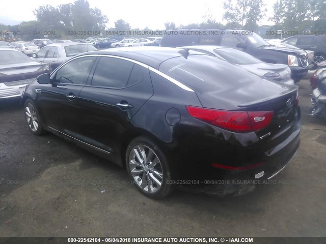 5XXGR4A62FG385079 - 2015 KIA OPTIMA SX BLACK photo 3