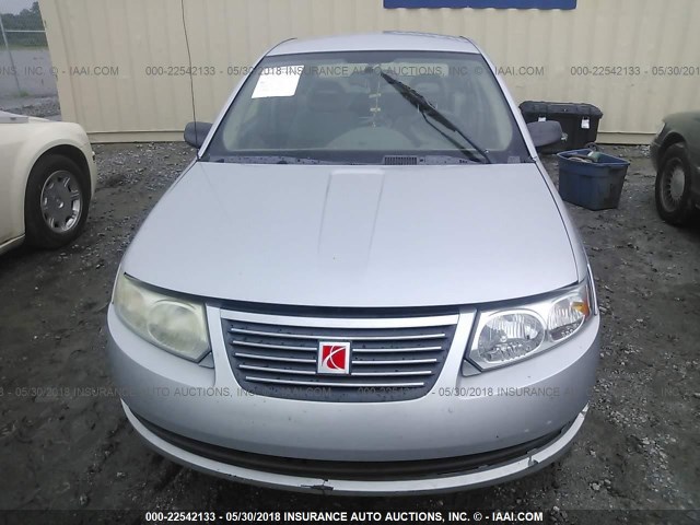 1G8AZ52F15Z129368 - 2005 SATURN ION LEVEL 2 SILVER photo 6