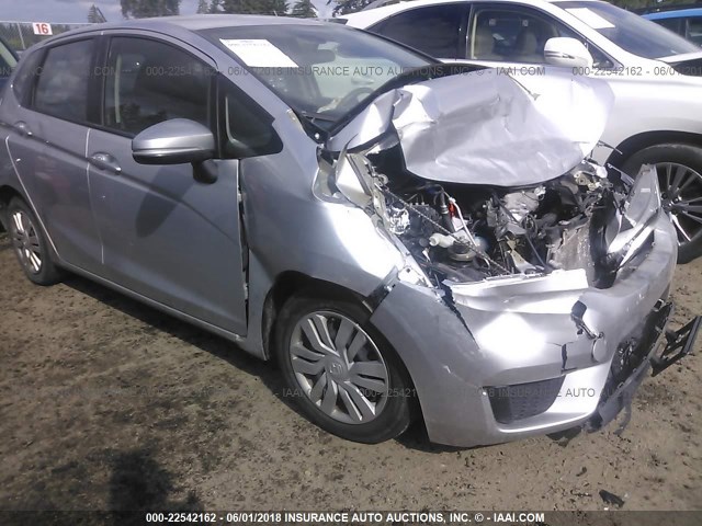 3HGGK5H5XFM730916 - 2015 HONDA FIT LX SILVER photo 1