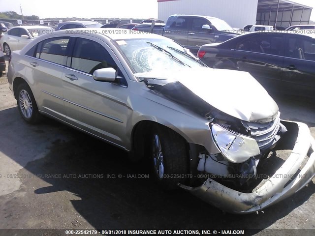 1C3LC56K87N663036 - 2007 CHRYSLER SEBRING TOURING GOLD photo 1