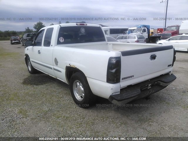 1GTEC19T6XZ507152 - 1999 GMC NEW SIERRA C1500 WHITE photo 3