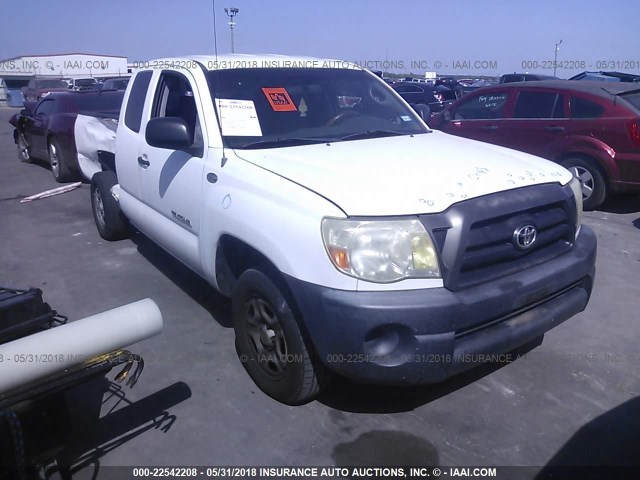 5TETX22N46Z170996 - 2006 TOYOTA TACOMA ACCESS CAB Weiß Foto 1