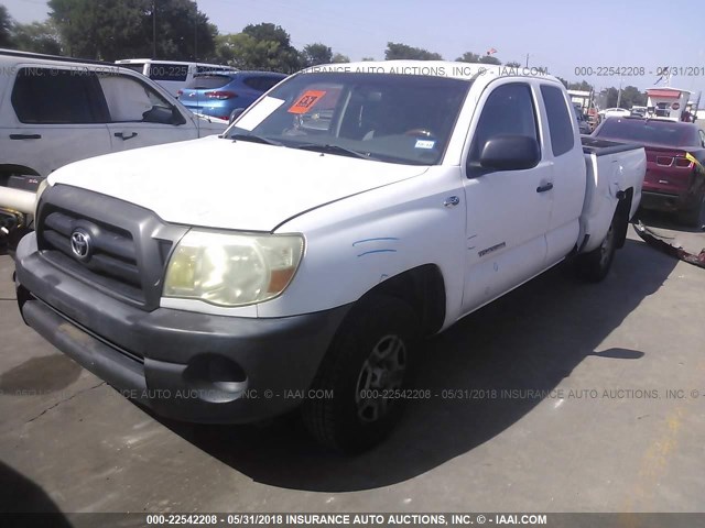5TETX22N46Z170996 - 2006 TOYOTA TACOMA ACCESS CAB Weiß Foto 2