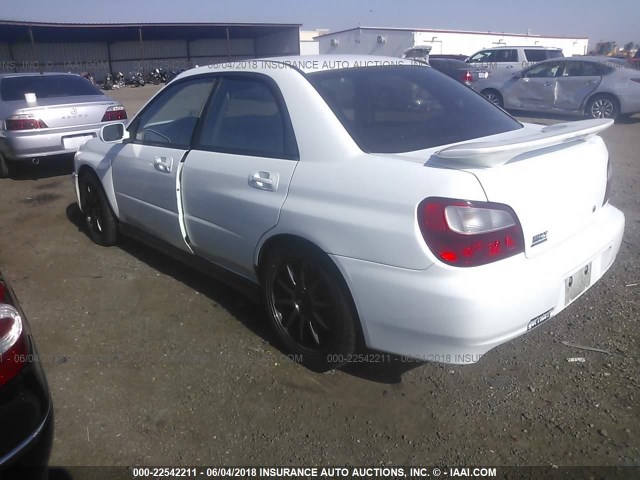 JF1GD296X2G505744 - 2002 SUBARU IMPREZA WRX WHITE photo 3