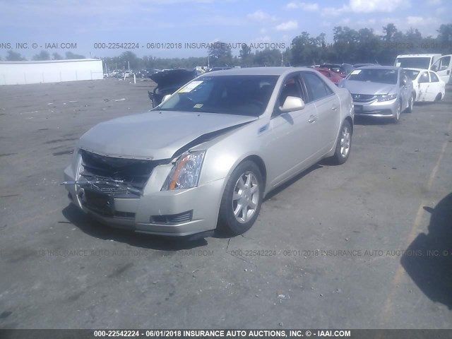 1G6DF577990164587 - 2009 CADILLAC CTS TAN photo 2