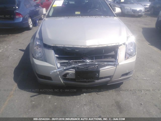 1G6DF577990164587 - 2009 CADILLAC CTS TAN photo 6
