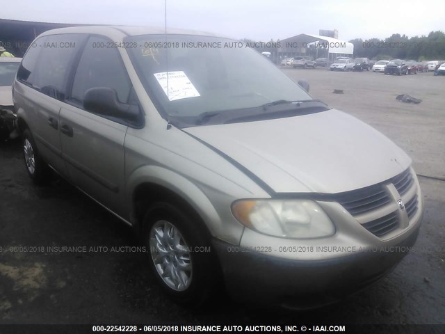 1D4GP25B16B534544 - 2006 DODGE CARAVAN SE GOLD photo 1