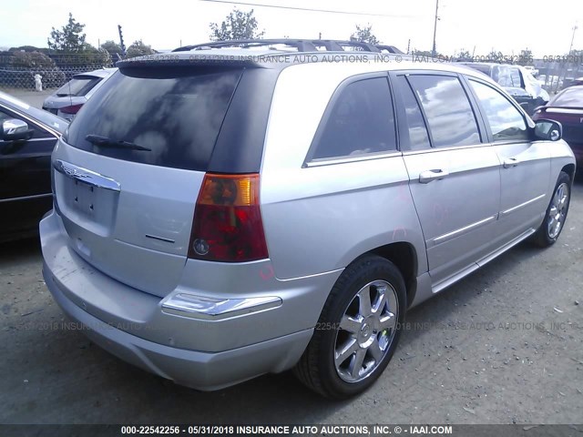 2A8GF78426R652395 - 2006 CHRYSLER PACIFICA LIMITED SILVER photo 4