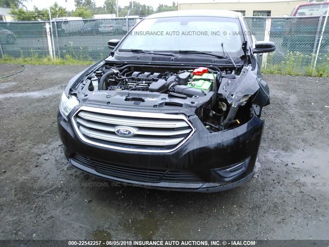 1FAHP2E8XDG204395 - 2013 FORD TAURUS SEL BLACK photo 6