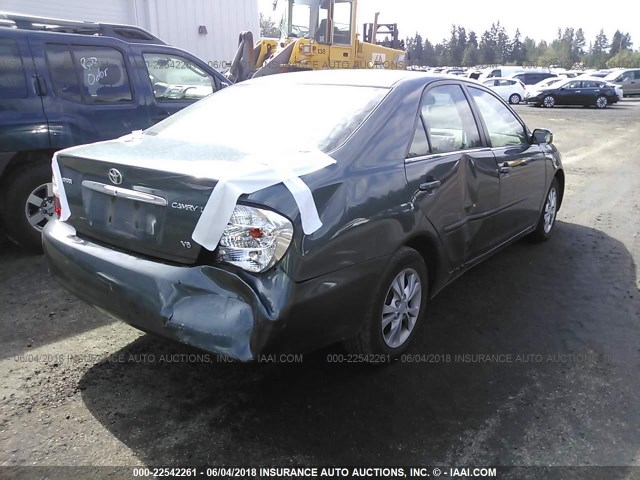 4T1BF32K74U080396 - 2004 TOYOTA CAMRY LE/XLE/SE 绿色 照片 4