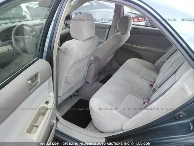 4T1BF32K74U080396 - 2004 TOYOTA CAMRY LE/XLE/SE 绿色 照片 8