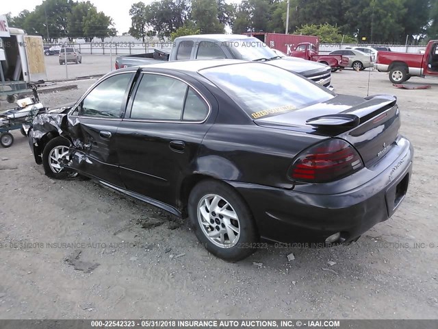 1G2NE52F24M658668 - 2004 PONTIAC GRAND AM SE BLACK photo 3