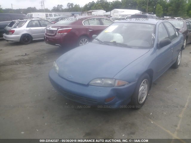 1G1JF5244V7220734 - 1997 CHEVROLET CAVALIER LS Light Blue photo 6