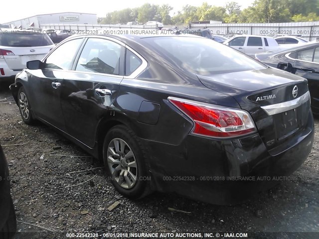 1N4AL3AP9FN872140 - 2015 NISSAN ALTIMA 2.5/S/SV/SL BLACK photo 3