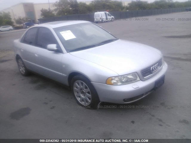 WAUDC68D61A081887 - 2001 AUDI A4 1.8T QUATTRO SILVER photo 1